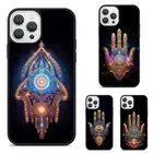 yoga hamsa symbol comic For Samsung S23 S24 S25 FE Plus Ultra Anti scratch Cover