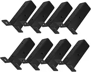 Cabilock Garden Deck Post Holder 8pcs Wood Base Bracket Easy Install Post Support Base for Outdoor Use