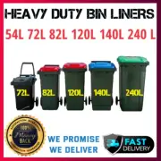 Heavy Duty Rubbish Bag Bin Liners Large Garbage Bags 54L 72L 82L 120L 140L 240L