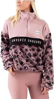 [Eivy] Women's Ball Fleece Sweater, Charcoal Woodrose, XXL, Charcoal Woodrose, XXL