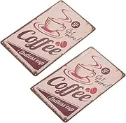 Generic Hanging Pictures Wall Artwork 2pcs Metal Sheet Wall Paintings for Decor Vintage Decor for Home