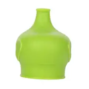 Silicone Sippy Lids with Spout Coffee Mug Lids Cover for Mugs Jars Cups Green