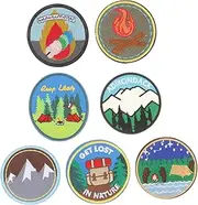 COHEALI 7Pcs Cartoon Animal Embroidery Patches for DIY Clothing Backpack Decor Fun Appliques for Caps and Crafts Durable Embellishments for Personalization