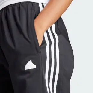 【adidas 愛迪達】W Tiro LS PT 女 長褲 7/8分褲 運動 訓練 休閒 拉鍊口袋 舒適 黑白(IN7341)