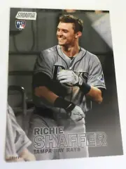 2016 Topps Stadium Club Jumbo 5x7 Richie Shaffer Rays RC 237 #’d 04/49
