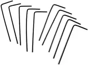 ZDingTech 10pcs 0.035 Allen Wrench sets,0.035 inch Allen Wrench,0.035 Hex Key,0.035 Hex Wrench allen key Door Key L Shaped hex wrench set with Long Arm.Black
