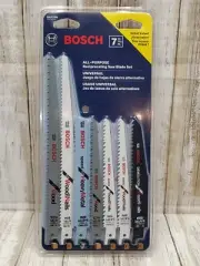 Bosch 7 Piece All Purpose Reciprocating Saw Blade Set