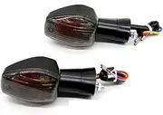 Turn Signal Indicator Rear Turn Signal Indicator Light for CBR1100XX 1997-2007 Motorcycle Accessories (Color : Smoke, Size : 1)