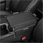 Armrest Box Booster Pad for Mazda for Mazda3 3 for Axela Hatchback (Type BP/BN/BM/BL/BK) 2003–2023 Car Armrest Cushions Box Mats Center Console Cover(F)