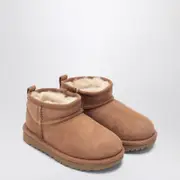 [UGG] Classic Ultra Mini Chestnut Boot With Zip 8 US Beige