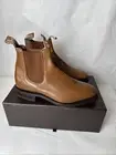 RM Williams Comfort Craftsman boots Saddle Pebble Leather Size 7H Eu41 Us8 New