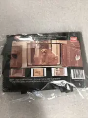Dog Gate With Ingenious Mesh Safety Encolsure Pet Fence 2018