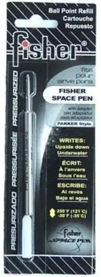 Sensa Ballpoint Pen Black Broad Pt Refill New In Pack SPR4B Fisher Space Pen