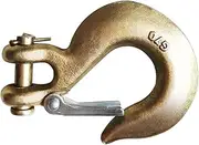 Okiyakusama Chain Hook, Heavy Duty,High Performance, Parts Accessory Alloy Steel Clevis Grab Hook for Trailer Transport Truck, M