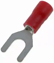 Dorman 85420 22-18 Gauge Spade Terminal, No. 8, Red