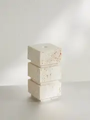 [RÓHE] RÓHE - Small Travertine Candleholder - Off-white - One size One size Off-white