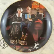 Knowles Norman Rockwell Collectible Plate "Evening's Ease" #4 of Light Campaign