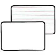 Studymate A4 Magnetic Double Sided Study Board Dotted Thirds