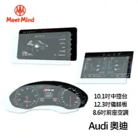 在飛比找PChome24h購物優惠-【Meet Mind】光學汽車高清低霧螢幕保護貼 Audi 