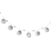 5.5' SNOWMAN SNOWBALL GARLAND 66" Playful Whimsical Christmas RAZ G4216162 NEW