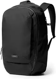 Bellroy Transit Backpack Plus (Carry-on Travel Backpack, Generous 38 Liter Capacity, Water-resistant Woven Fabric, Quick Access 15" Laptop Compartment) - Black