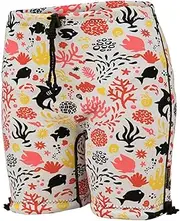 Conni Kids Containment Swim Short Washable Swim Diaper for Incontinence and Potty Training, Sand Castle, Size 14-16