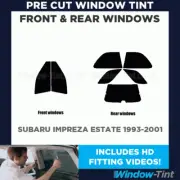 Pre Cut Window Tint For Subaru Impreza Estate 1993-2001 - Full Kit