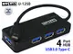 ST-Lab 隨插即用 USB3.0 Type-C 4埠 HUB (U-1250)