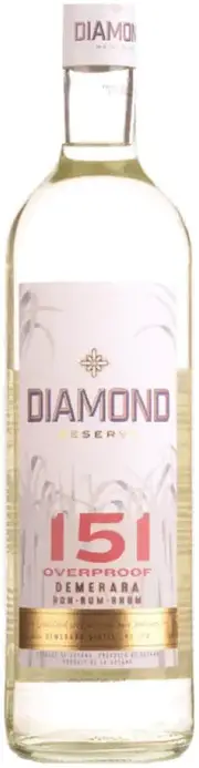 El Dorado Diamond Reserve 151 Overproof White Rum 750ml