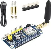SIM7028 NB-IoT HAT with GSM Antenna Onboard 40PIN GPIO Header for Raspberry Pi 5/4B/3B+/3B/2B/Zero/Zero 2W/Jetson Nano,etc, Supports Global Band NB-IoT Communication, 2400bps ~ 460900bps Baudrate