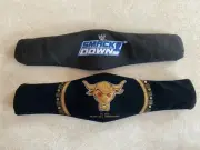 WWE Championship Belt Mini The Rock Brahma Bull & Smackdown Tag Team Titles