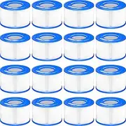 Macaberry 16 Pack Type S1 Spa Filter 29011E for All Intex PureSpa 28429E, 28403E, 28407E, 28443E, 28453E, 28421E, 28423E, 28413E, and 28453E, 11692, SB-h10, JPC01 Easy Set Swimming Pool Pump