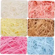 Minkissy Natural Lafite Grass Paper Roll Wrapping Filler Shred Cut Paper 20g/Bag