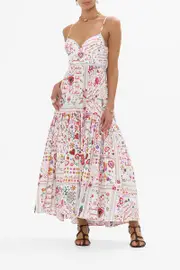 STRAPPY DRESS WITH FULL SKIRT A KITSCH IN TIME