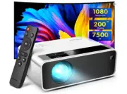 Cibest Mini Projector, 2022 Upgraded Video Projector Outdoor Movie Project New