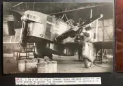 Original Aviation Photo RAID Paris Hanoi Le George’s Guynemer Bi Plane