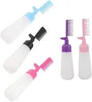 PAMINGONO Hair Dye Shampoo Bottle 5pcs Applicator Bottles Comb Hair Dye Scalp Oil Applicator Versatile Design Portable