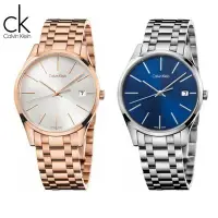 在飛比找Yahoo!奇摩拍賣優惠-Calvin KleinCK手錶不鏽鋼帶男士商務休閒男錶K4