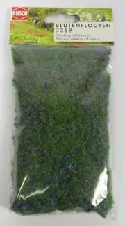 BNIB BUSCH 7359 MICRO FLOCK CROCUS FLOWERS MODEL RAILWAY SCENERY OO N