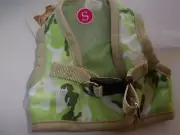 Green Camo Step-In S Body Harness Vest Petstuff Dog new no choke Small 8-12"