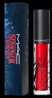 MAC Stranger Things Lipglass *ROCKIN ROBIN* / .10 oz / New in box