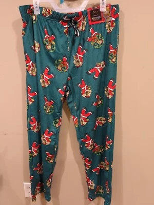 The Simpsons "Homer Santa" Aeropostale LOUNGE PAJAMA PANTS. Men's XL. 40-42