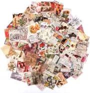 HOMICO 400Pcs Junk Journal Vintage DIY Material Paper Journaling Supplies