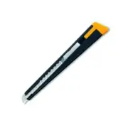 OLFA 180 Metal Body Slide Utility Razor Knife w/ Blade Snapper Black Yellow