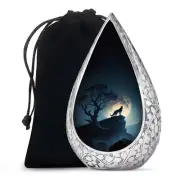 Wolf-Howling Funeral Cremation Urns For Human Ashes Adult Female & Male Large