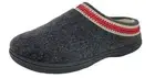 Clarks Indoor and Outdoor Charcoal Slipper Cozy Wool Mule Slip-On Fur Lined Clog