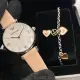 【EMPORIO ARMANI】ARMANI手錶型號AR00041(白色貝母錶面銀錶殼粉紅真皮皮革錶帶款)