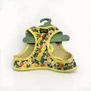 Sassy Meow Lemons And Oranges Fruit Adjustable Step In Cat Harness Large