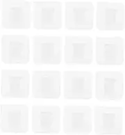Tofficu 16pcs Adhesive Shelf Support Pegs for Closet Shelves Punch Layer Fixed Hooks for Cabinets and Bookcases Durable Easy Installation