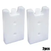 2pcs Empty Ice Pack 400ml Long-Lasting Reusable Ice Block Lunch Box Cool Packs